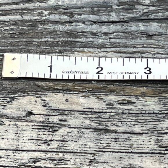 Vintage Celluoid Hardware Advertising Tape Measure Hoechstmass West Germany - Picture 5 of 9